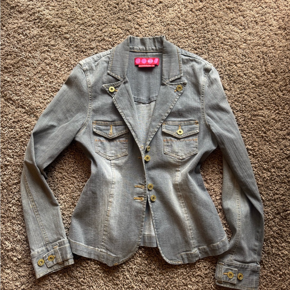 GLO Jeans Light Gray Women's Blazer